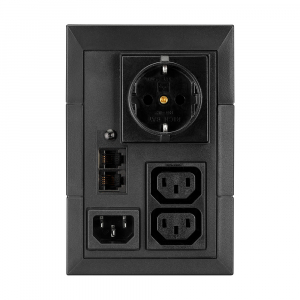 UPS Eaton 5E850i USB DIN 850VA/480W Line Interactive, AVR, RJ11/RJ45, USB, 1*Schuko, 2*IEC-320-C13