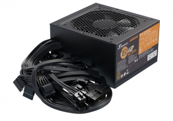  Power Supply ATX 850W Seasonic B12 BC-850, 80+ Bronze, 120mm fan, Flat black cables, S2FC
