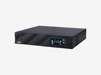 UPS PowerCom SPR-1000, 1000VA/800W, Tower/Rack, Smart Line Int.,Sinewave, LCD, AVR, USB, 8xIEC C13