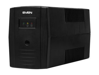 UPS SVEN Pro 600, 600VA/360W, Line Interactive, AVR, LED, 2xShuko Sockets