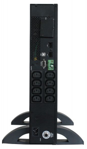 UPS PowerCom SRT-1000, Rack&Tower, 1000VA/900W,Smart Line Inter.,Pure Sinewave, LCD, AVR, USB, 8xIEC