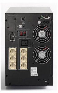 UPS PowerCom VGS-6K, 6000VA/5400W, Tower, Online, LCD, USB,SNMP SLOT,Ex. Batt. Con.,Terminal Block