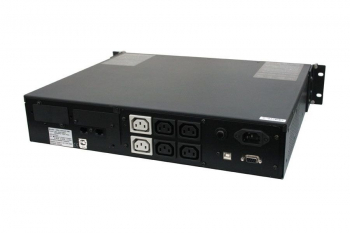UPS PowerCom KIN-1500AP 1500VA/1200W, Rack 2U, Line Interactive,LCD, AVR, USB, RJ45, 6xIEC C13 