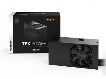 Power Supply TFX 300W be quiet! POWER 3, 80+ Bronze, 80mm, Active PFC, Flat cables