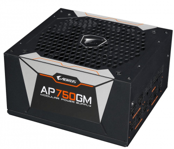 Power Supply ATX 750W GIGABYTE AORUS GP-AP750GM, 80+ Gold, Fully modular, 135mm Smart fan