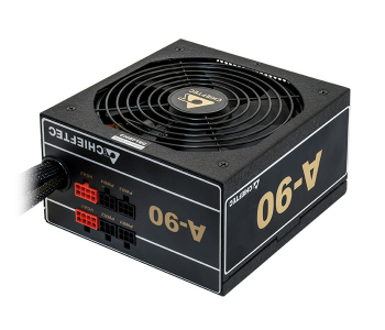 Power Supply ATX 650W Chieftec A-90 GDP-650C, 80+ Gold, Active PFC, 140mm silent fan, Modular Cable