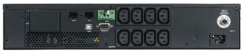 UPS PowerCom SRT-3000, 3000VA/2700W, Smart Line Interactive, Pure Sinewave, LCD, AVR, USB, 8xIEC