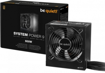 Power Supply ATX 600W be quiet! SYSTEM POWER 9, 80+ Bronze, 120mm, DC/DC, Active PFC