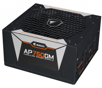 Power Supply ATX 750W GIGABYTE AORUS GP-AP750GM, 80+ Gold, Fully modular, 135mm Smart fan