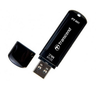  32GB USB3.1 Flash Drive Transcend "JetFlash 750", Black, Endurance MLC (R/W:130/30MB/s) 