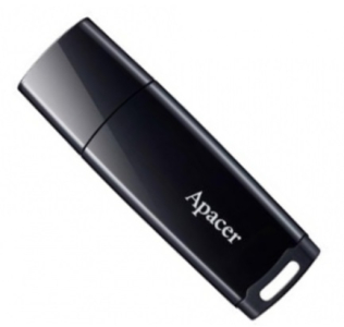 Apacer USB2.0 Flash Drive AH336 64GB Black RP