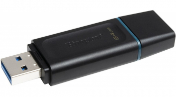  64GB USB3.2 Flash Drive Kingston DataTraveler Exodia (DTX/64GB), Black, Plastic, Classic Cap