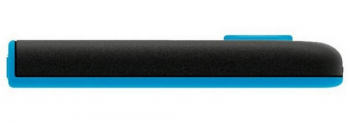  16GB USB3.1 Flash Drive ADATA "UV128", Black-Blue, Plastic, Slider (R/W:40/20MB/s)