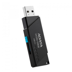 128GB  USB3.1 Flash Drive ADATA "UV330", Black, Plastic, Slider (R/W:90/40MB/s)