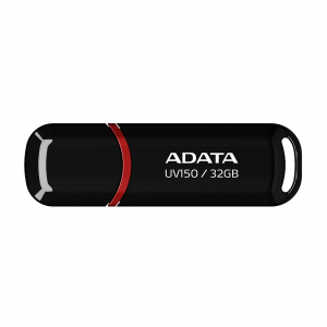  32GB USB3.1 Flash Drive ADATA "UV150", Black, Plastic, Classic Cap (R/W:40/20MB/s)