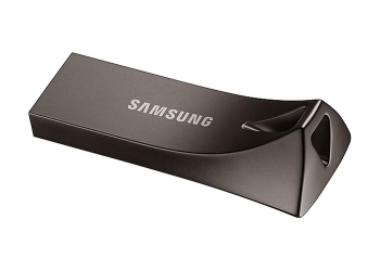  32GB USB3.1 Flash Drive Samsung Bar Plus "MUF-32BE4/APC", Grey, Metal Case (R:200MB/s)