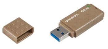 64Gb  USB3.0  GoodRAM  UME3 Eco Friendly  (Read 60 MByte/s