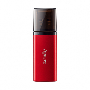  32GB USB3.1 Flash Drive  Apacer "AH25B", Red, Matte Metal Shell, Classic Cap (AP32GAH25BR-1)