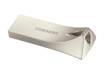 128GB USB3.1 Flash Drive Samsung Bar Plus "MUF-128BE3/APC", Silver, Metal Case (R:200MB/s)