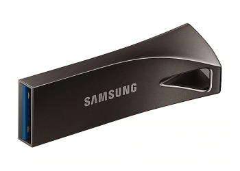  32GB USB3.1 Flash Drive Samsung Bar Plus "MUF-32BE4/APC", Grey, Metal Case (R:200MB/s)