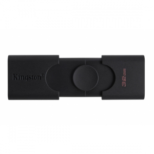  32GB USB3.2 Type-A/Type-C Flash Drive Kingston DataTraveler® Duo (DTDE/32GB), Black, Dual Slider