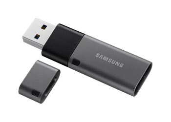 32GB USB3.1/Type-C Flash Drive Samsung Duo Plus "MUF-32DB/APC", Black-Grey, DUO Case (R:200MB/s)
